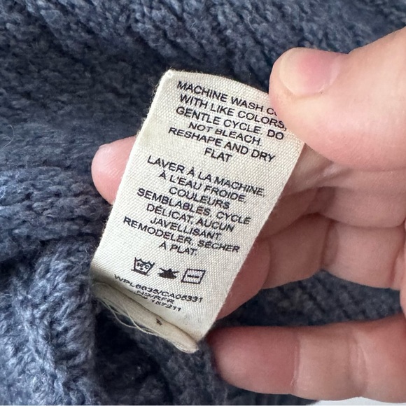 Woolrich blue button front knit cardigan - Picture 5 of 6